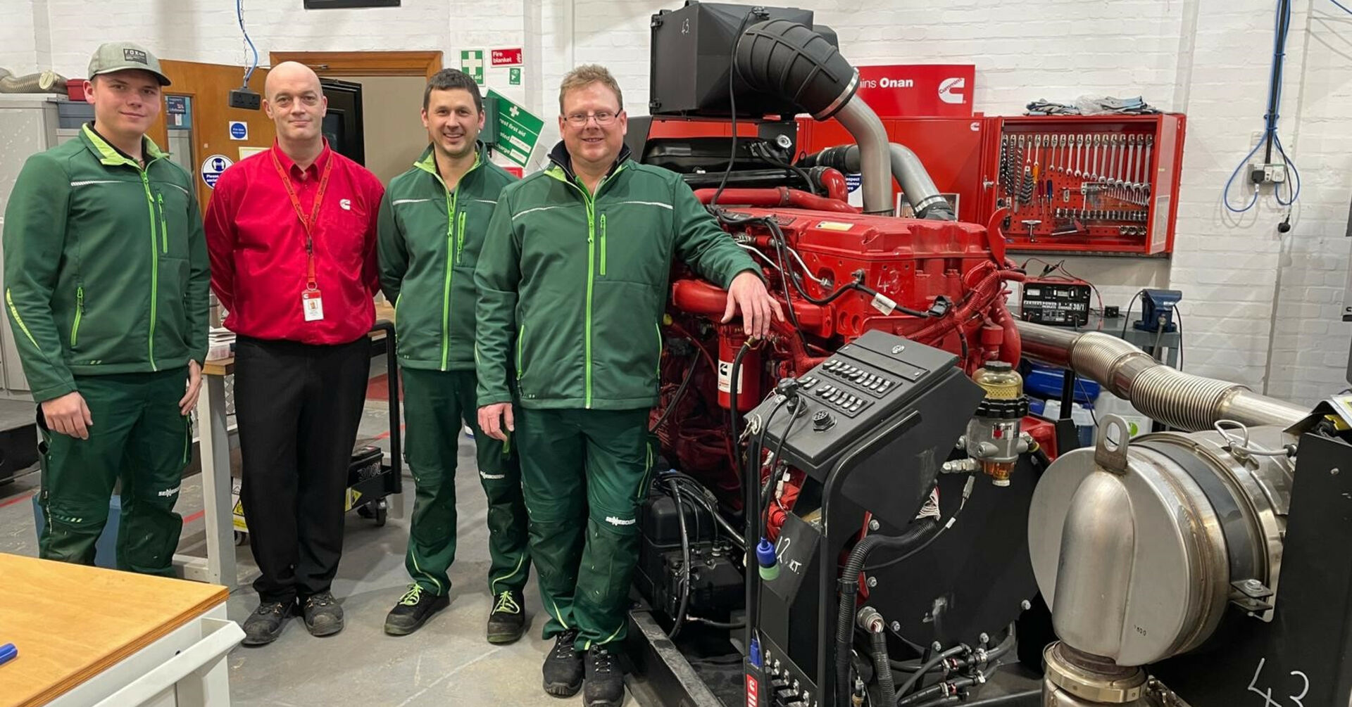 Cummins Fortbildung in Daventry/UK SENNEBOGEN Akademie